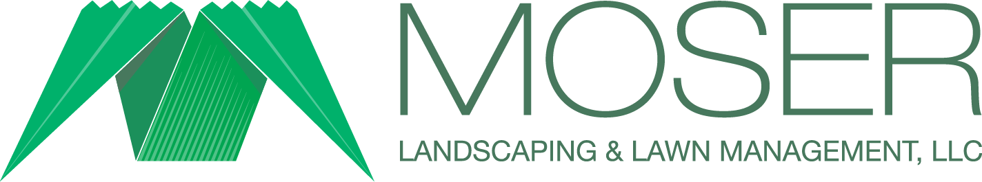 bigger size moser landscaping company logo with transparent background